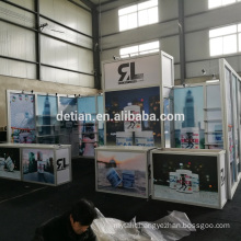 Detian Offer aluminum extrusion dispensing booth design for pharmaceutical used trade show booth